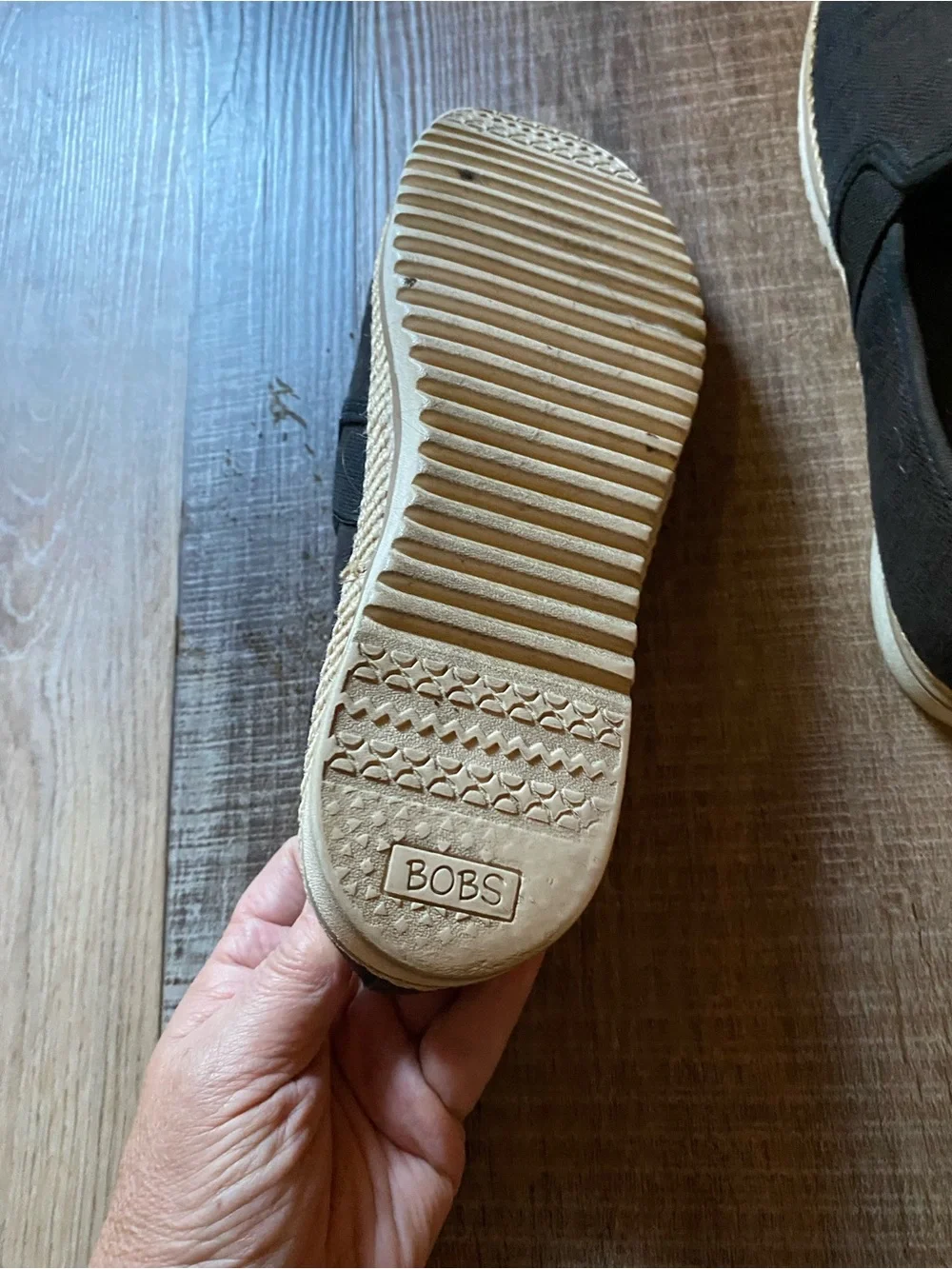BOBS from Skechers Women's Black Slip-On Espadrilles